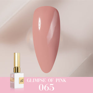  LDS Color Craze Gel Nail Polish - 065 Glimpse of Pink - 0.5oz by LDS COLOR CRAZE sold by DTK Nail Supply