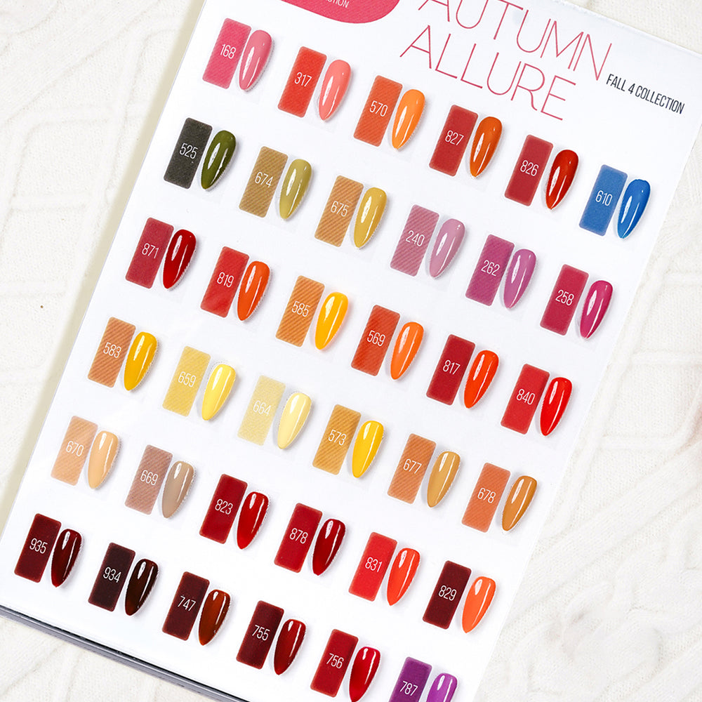 LDS Set 36 Colors - Gel Polish 0.5oz - Autumn Allure Collection