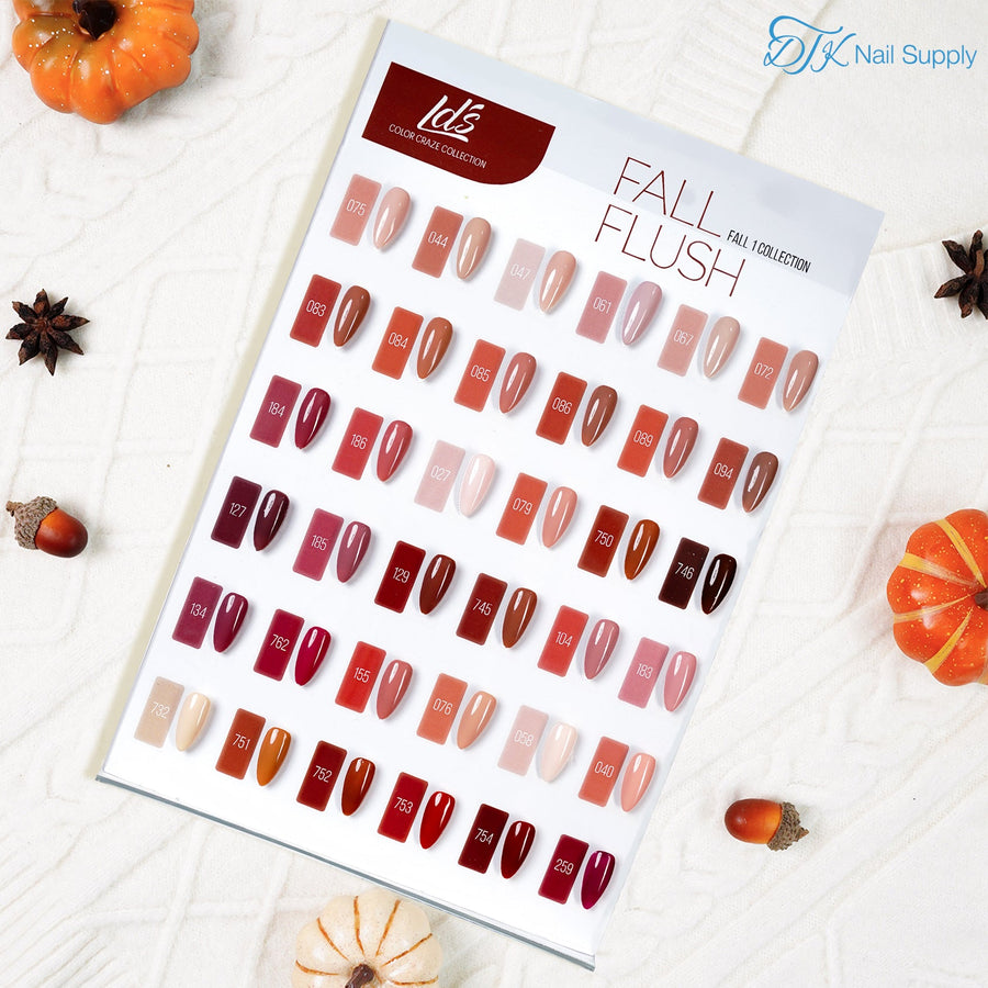 LDS Set 36 Colors - Gel Polish 0.5oz - Fall Flush Collection