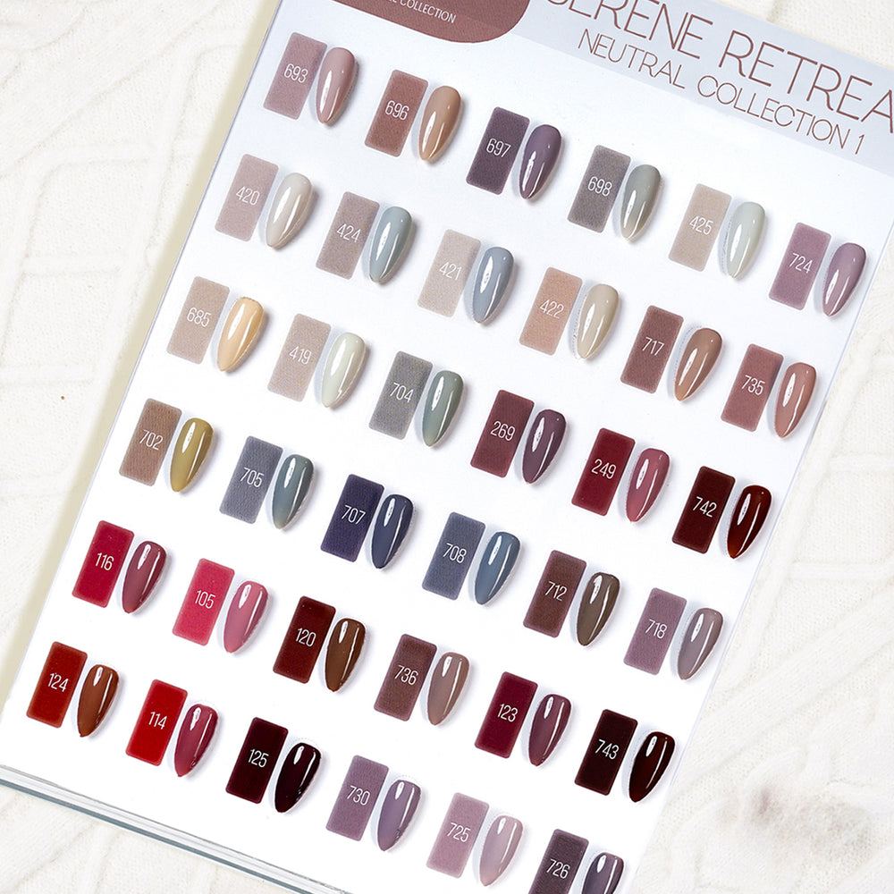 LDS Set 36 Colors - Gel Polish 0.5oz - Neutral 1 Collection