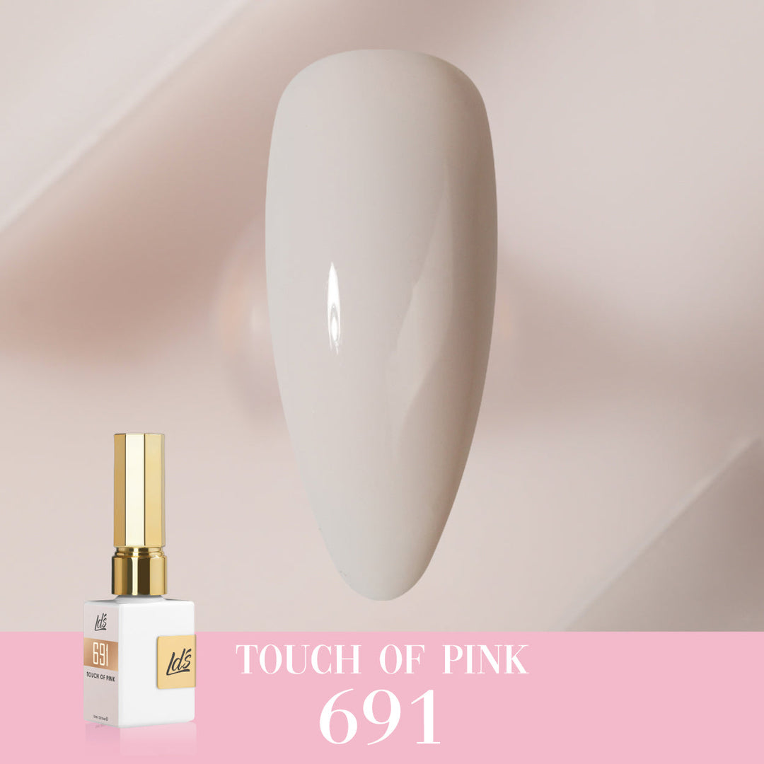 LDS Color Craze Collection - 691 Touch of Pink - Gel Polish 0.5oz