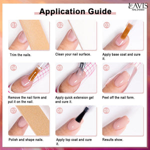 LAVIS J08 - Builder Gel In The Jar 15g - Nude Pink