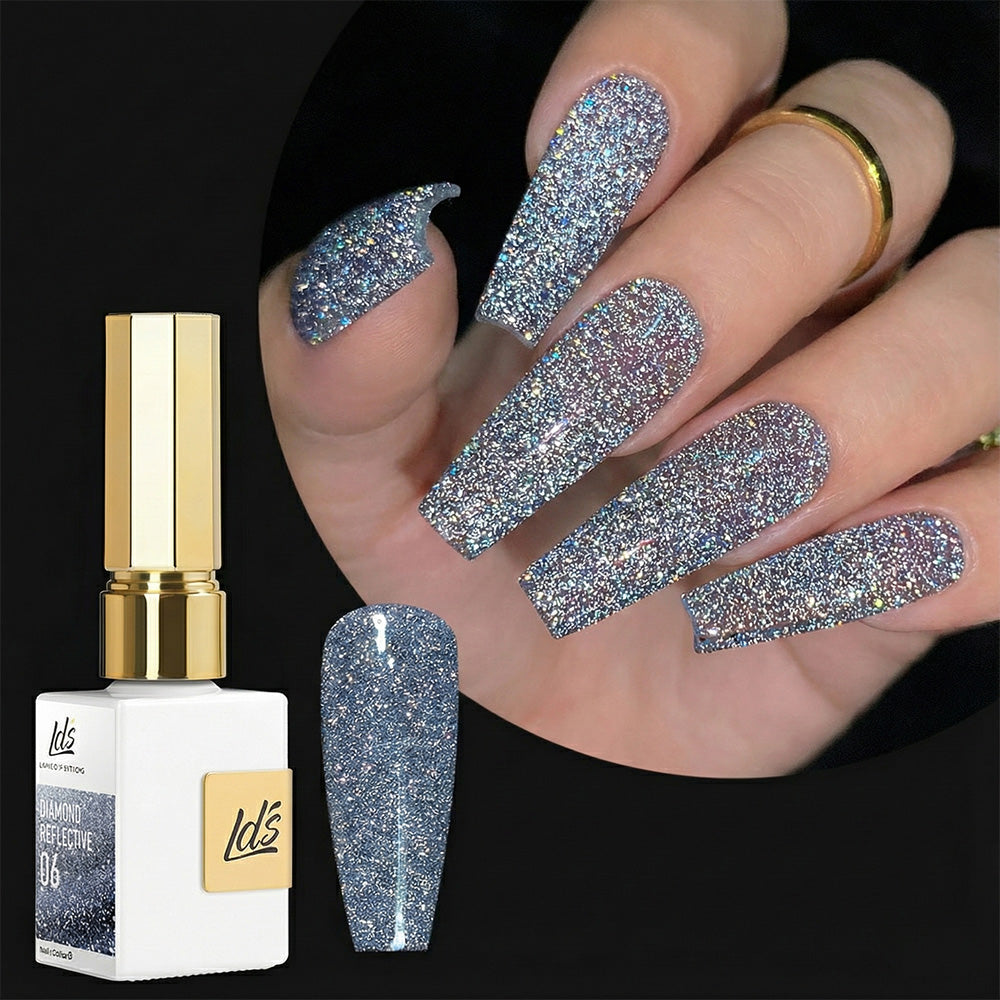 LDS Glitter 06 - Gel Polish 0.5 oz - Diamond Reflective Collection
