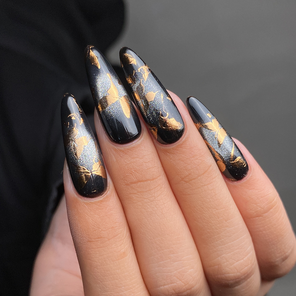 LAVIS Gel Polish Super Black - 0.5 oz