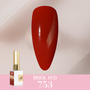 LDS Color Craze Collection - 753 Brick Red - Gel Polish 0.5oz