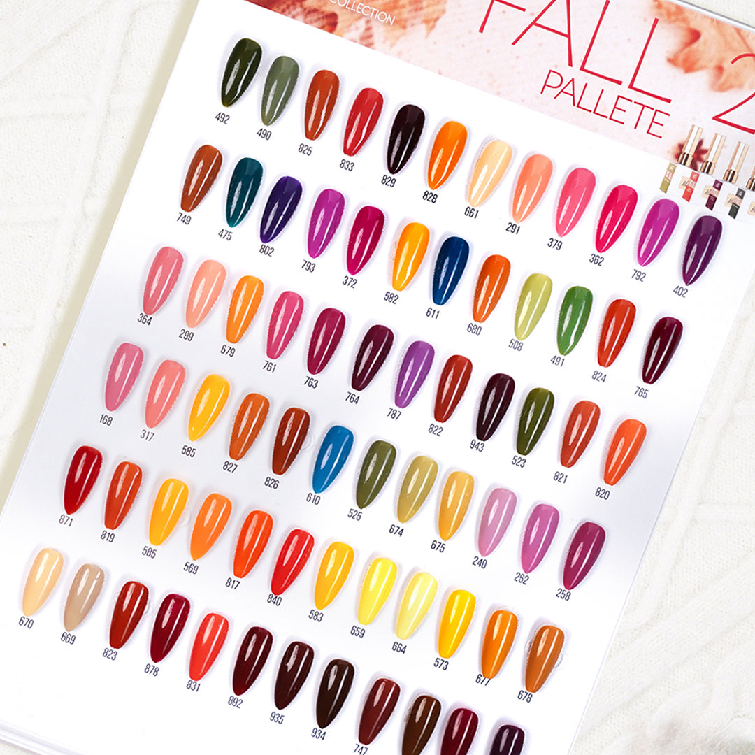 LDS Set 72 Colors - Gel Polish 0.5oz - Fall 2 Pallete Collection