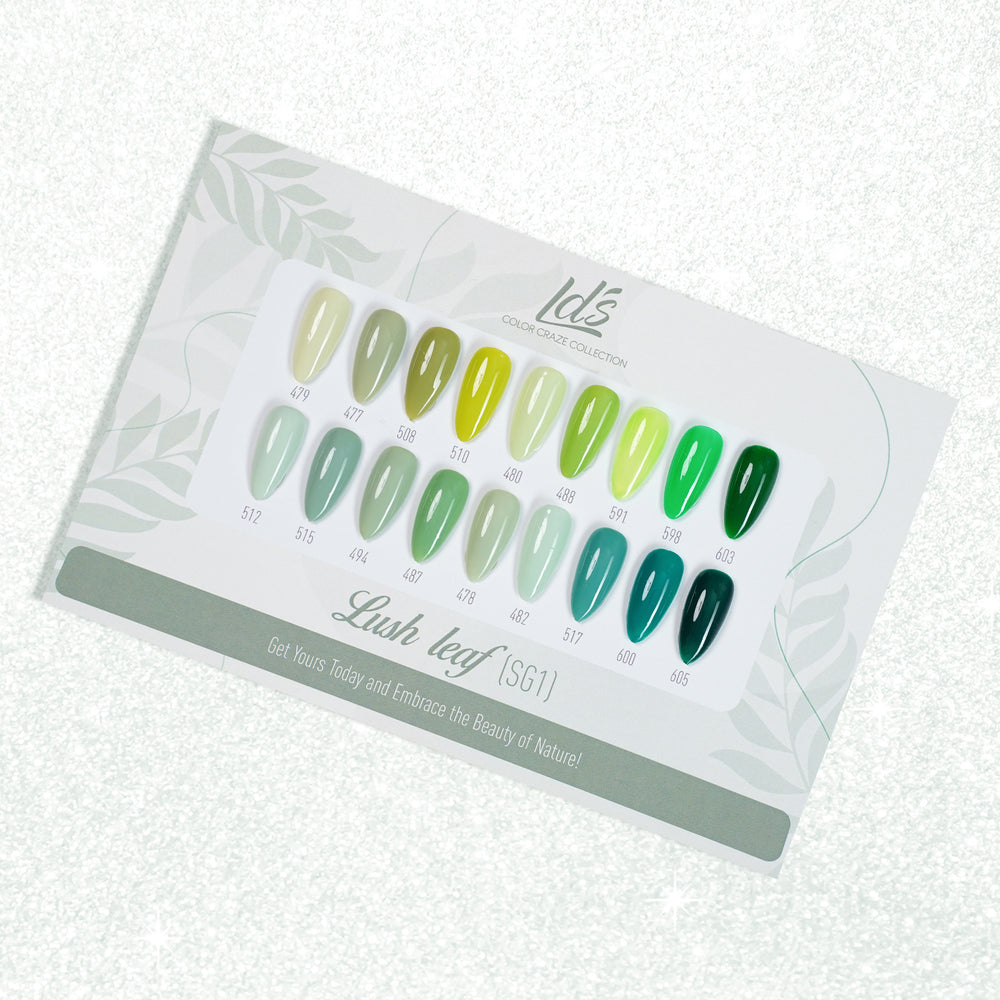 LDS Set 18 Colors - SG1 Lush leaf Collection - 0.5oz