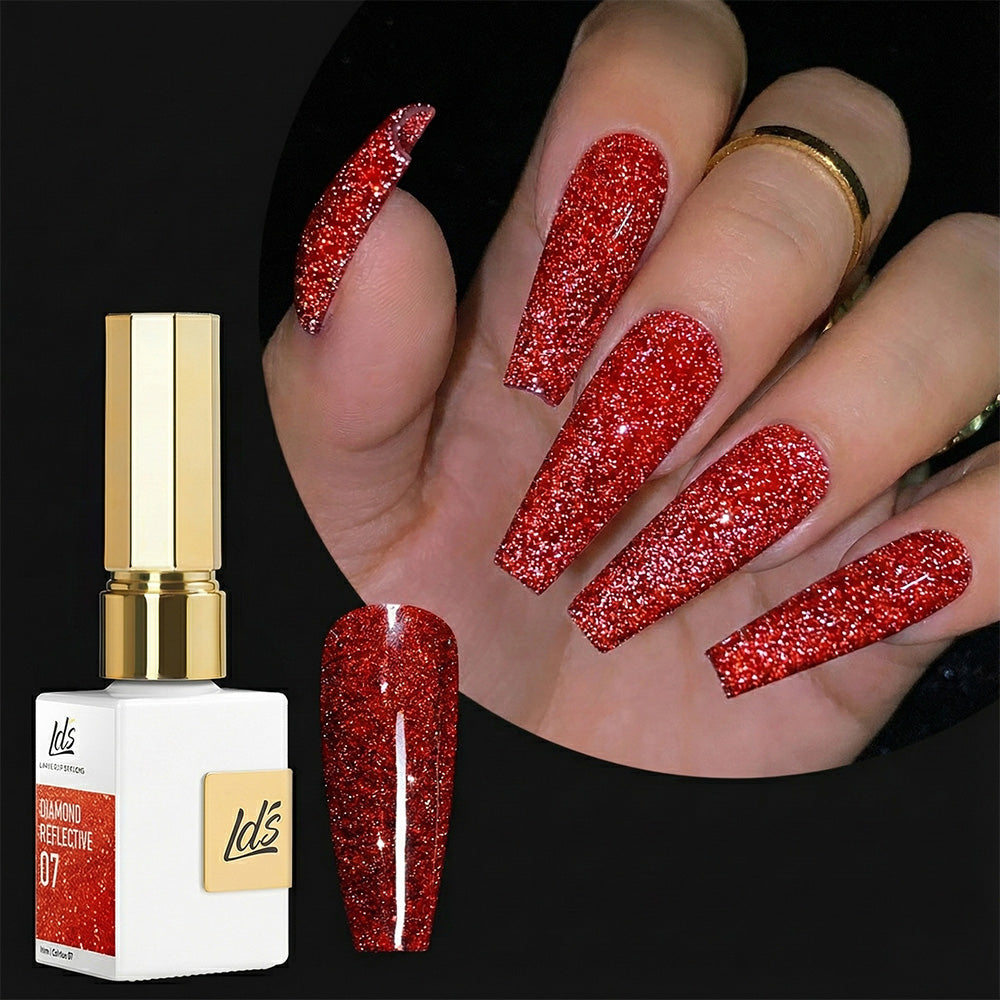 LDS Glitter 07 - Gel Polish 0.5 oz - Diamond Reflective Collection