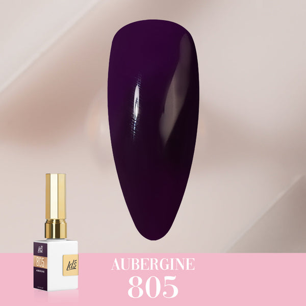 LDS Color Craze Collection - 805 Aubergine - Gel Polish 0.5oz