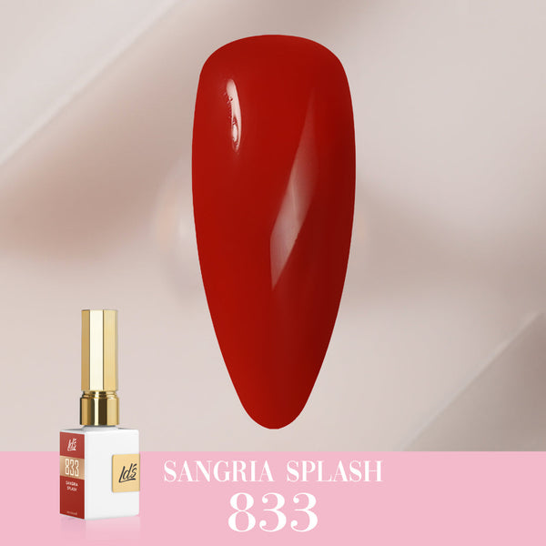  LDS Color Craze Gel Nail Polish - 833 Sangria Splash - 0.5oz by LDS COLOR CRAZE sold by DTK Nail Supply