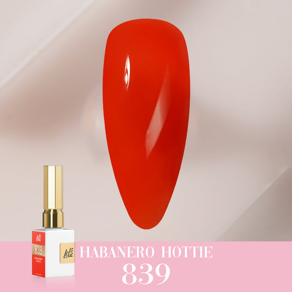 LDS Color Craze Collection - 839 Habanero Hottie - Gel Polish 0.5oz