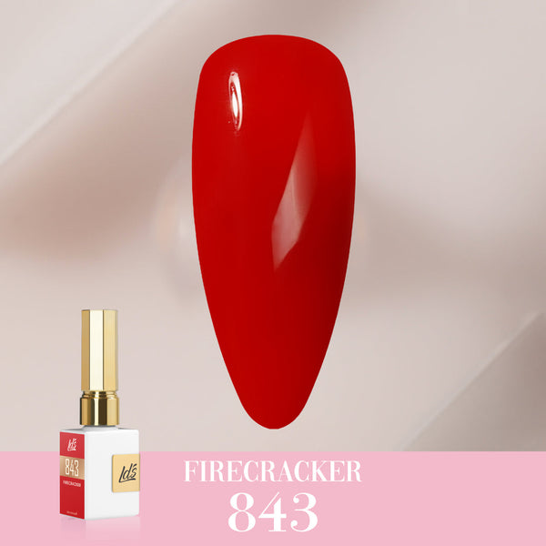  LDS Color Craze Gel Nail Polish - 843 Firecracker - 0.5oz by LDS COLOR CRAZE sold by DTK Nail Supply