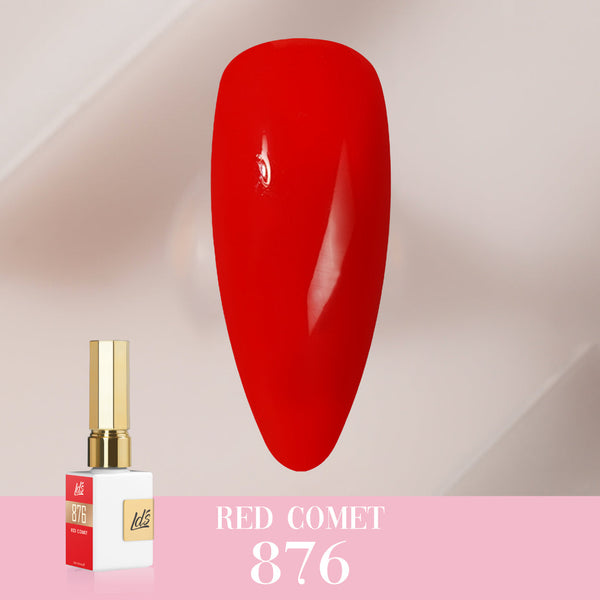  LDS Color Craze Gel Nail Polish - 876 Red Comet - 0.5oz by LDS COLOR CRAZE sold by DTK Nail Supply