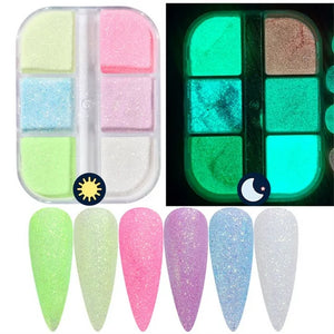 6 Grids of Glow in the Dark Glitter - 1909-22 - #2