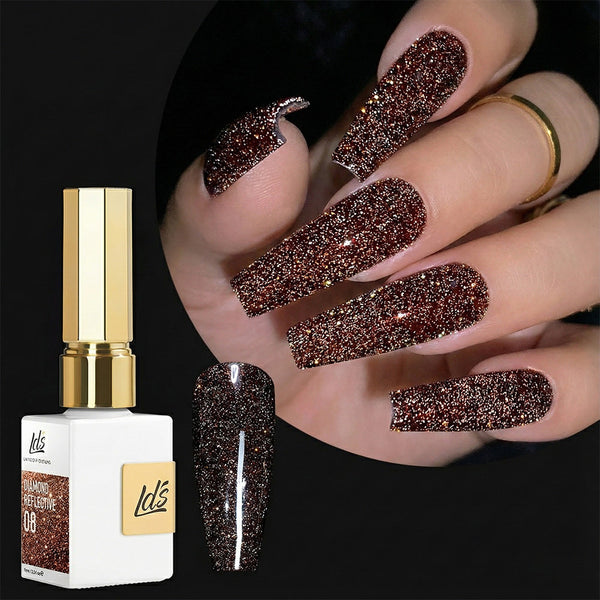 LDS Glitter 08 - Gel Polish 0.5 oz - Diamond Reflective Collection