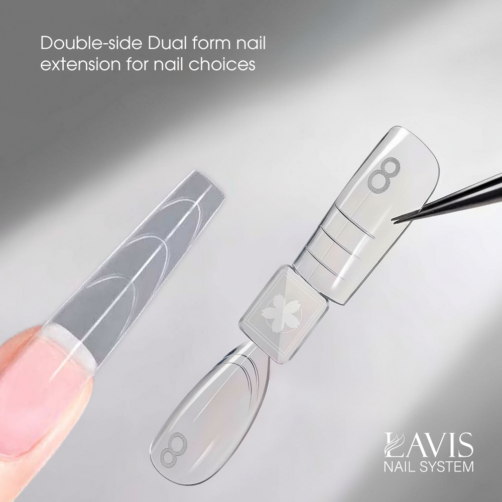 LAVIS - Dual Form Tips Taye Part 2 - Square Clear