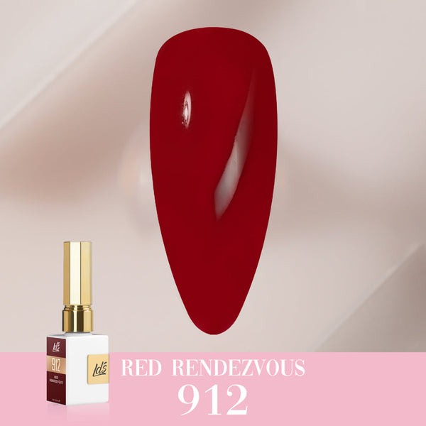 LDS Color Craze Collection - 912 Red Rendezvous - Gel Polish 0.5oz