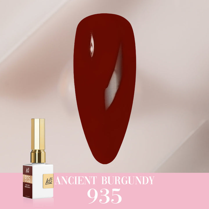 LDS Color Craze Collection - 935 Ancient Burgundy - Gel Polish 0.5oz