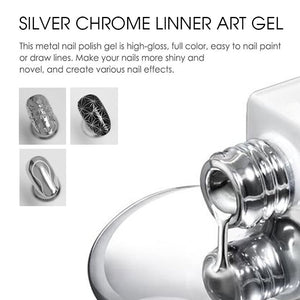 LDS Liner Art Silver Chrome