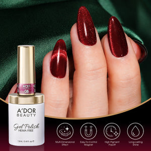 A'DOR Cat Eyes ACE1 - 12 - Gel Polish 0.4oz - Seasonal Splendor Collection