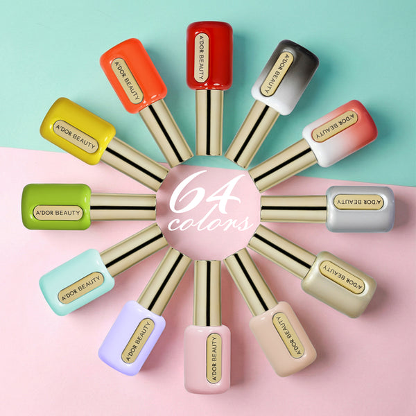 A'DOR Beauty - HEMA-Free Set 64 Colors Gel Polish - Color Me Gel-ous Colletion