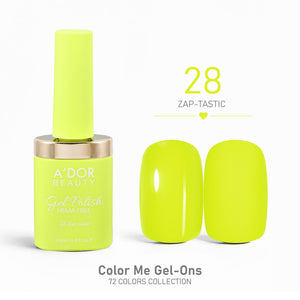 A'DOR HEMA-Free Gel Polish - 28 - Zap-tastic - 0.4 oz - Color Me Gel-Ons Collection