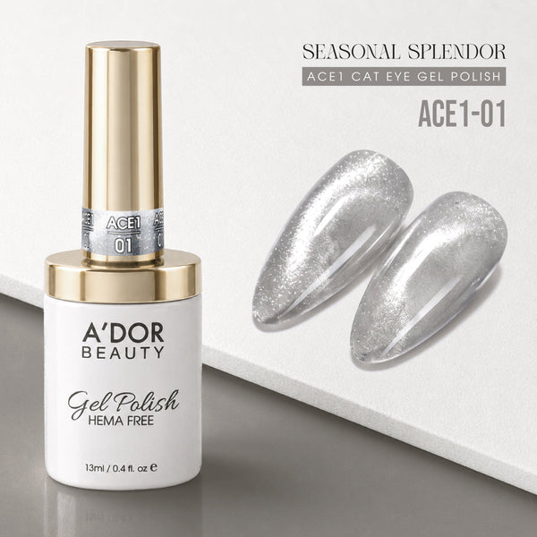 A'DOR Cat Eyes ACE1 - 01 - Gel Polish 0.4oz - Seasonal Splendor Collection