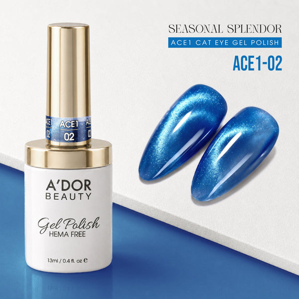 A'DOR Cat Eyes ACE1 - 02 - Gel Polish 0.4oz - Seasonal Splendor Collection