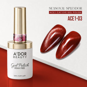 A'DOR Cat Eyes ACE1 - 03 - Gel Polish 0.4oz - Seasonal Splendor Collection