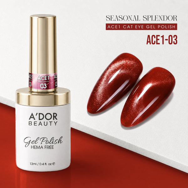 A'DOR Cat Eyes ACE1 - 03 - Gel Polish 0.4oz - Seasonal Splendor Collection