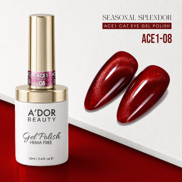 A'DOR Cat Eyes ACE1 - 08 - Gel Polish 0.4oz - Seasonal Splendor Collection