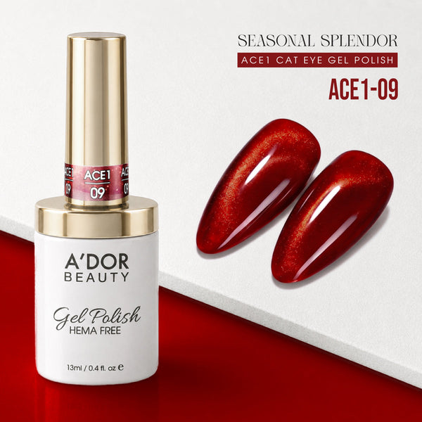 A'DOR Cat Eyes ACE1 - 09 - Gel Polish 0.4oz - Seasonal Splendor Collection