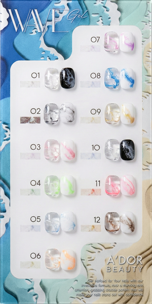 ADOR  Wave Gel Set 12 Color - 0.5 oz