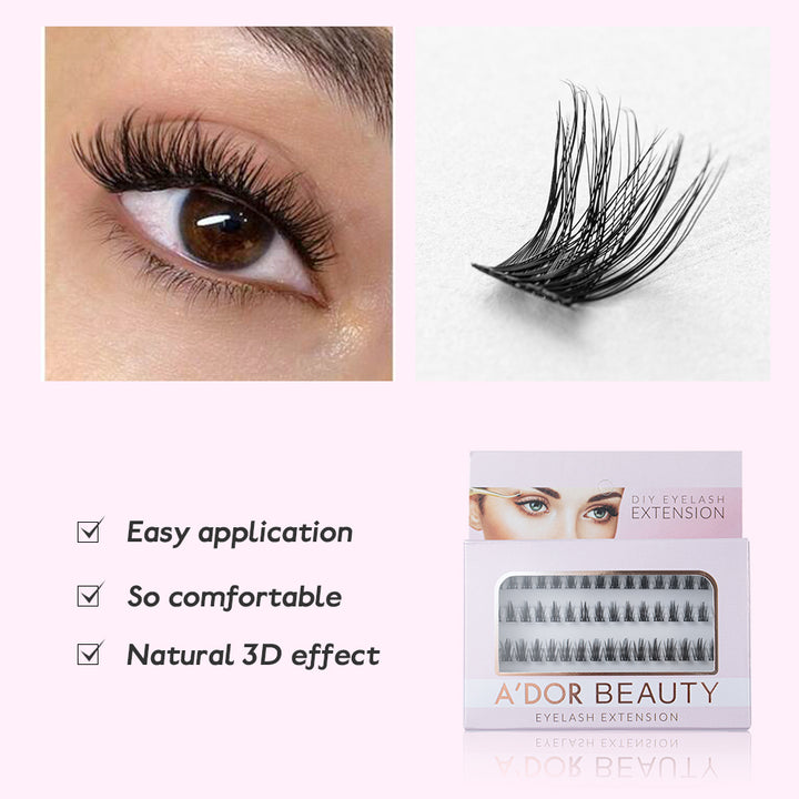 A’dor Beauty Eyelash thick & Volume box number 38