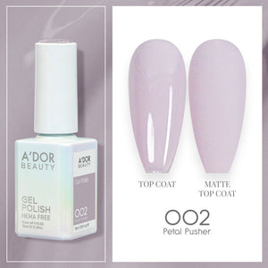 A'DOR HEMA-Free Gel Polish - 002 - Petal Pusher - 0.6 oz