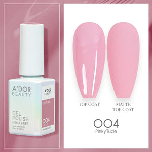 A'DOR HEMA-Free Gel Polish - 004 - Pinky Tude - 0.6 oz