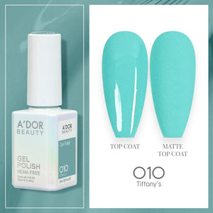 A'DOR HEMA-Free Gel Polish - 010 - Tiffany's - 0.6 oz