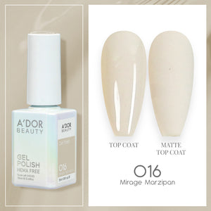 A'DOR HEMA-Free Gel Polish - 016 - Mirage Marzipan - 0.6 oz