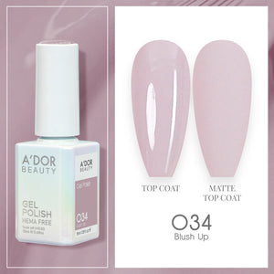 A'DOR HEMA-Free Gel Polish - 034 - Blush Up - 0.6 oz