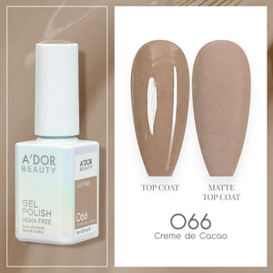 A'DOR HEMA-Free Gel Polish -  066 - Cream de Cacao - 0.6 oz