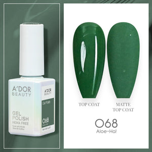 A'DOR HEMA-Free Gel Polish - 068 - Aloe - Ha! - 0.6 oz