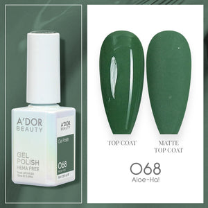 A'DOR HEMA-Free Gel Polish - 068 - Aloe - Ha! - 0.6 oz