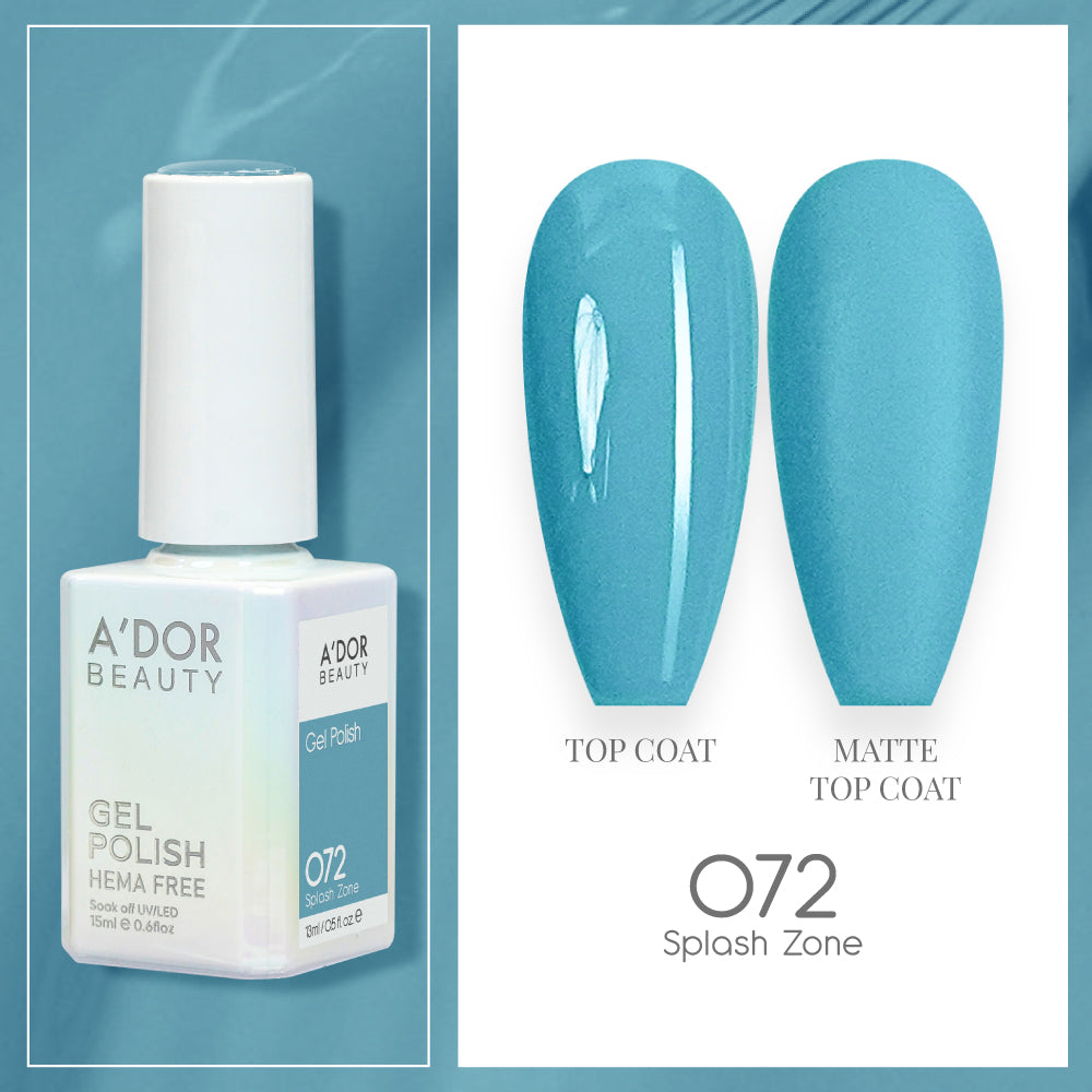 A'DOR HEMA-Free Gel Polish -  072 - Splash Zone - 0.6 oz