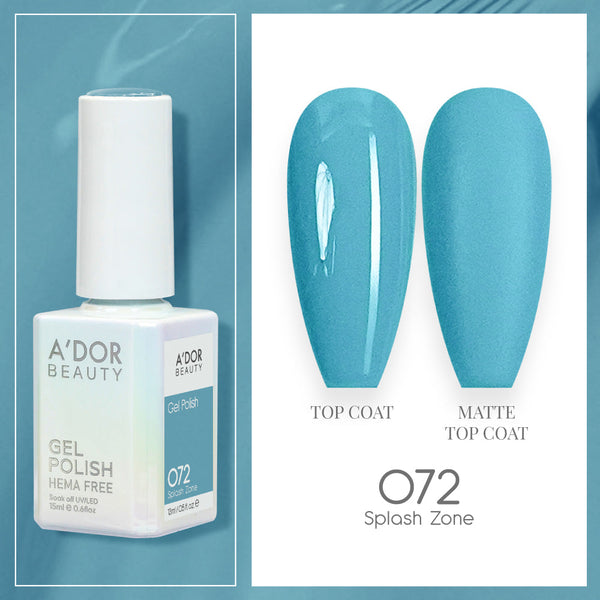 A'DOR HEMA-Free Gel Polish -  072 - Splash Zone - 0.6 oz