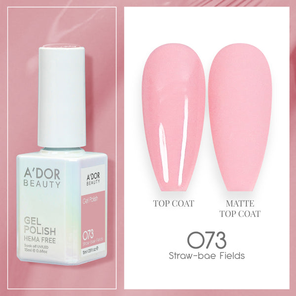 A'DOR HEMA-Free Gel Polish - 073 - Straw-bae Fields - 0.6 oz