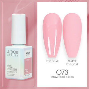 A'DOR HEMA-Free Gel Polish -  073 - Straw-bae Fields - 0.6 oz