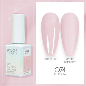A'DOR HEMA-Free Gel Polish - 074 - En Pointe - 0.6 oz