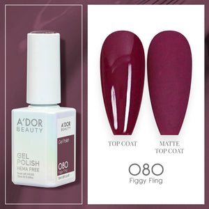 A'DOR HEMA-Free Gel Polish - 080 - Figgy Fling - 0.6 oz