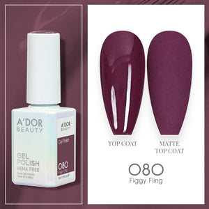 A'DOR HEMA-Free Gel Polish - 080 - Figgy Fling - 0.6 oz