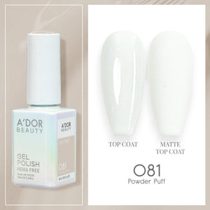 A'DOR HEMA-Free Gel Polish - 081 - Powder Puff - 0.6 oz